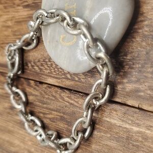 B2921 grunge chain link bracelet‎ masculine or feminine